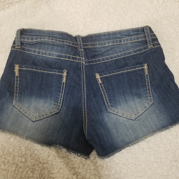 21 Denim Forever 21 Jean Shorts Peekaboo Pockets - Picture 4 of 6